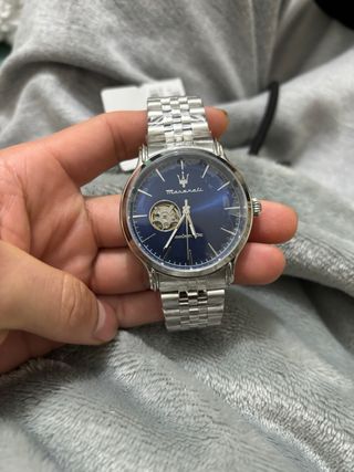 Reloj Maserati Azul y Plateado