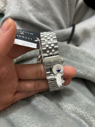 Reloj Maserati Azul y Plateado