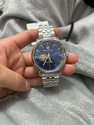 Reloj Maserati Azul y Plateado