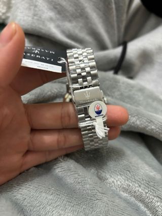 Reloj Maserati Azul y Plateado