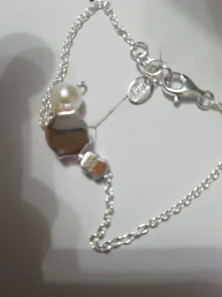 Pulsera Tous Plata Perla Rosa