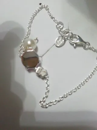 Pulsera Tous Plata Perla Rosa