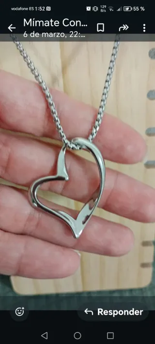 Colgante Corazón Plata