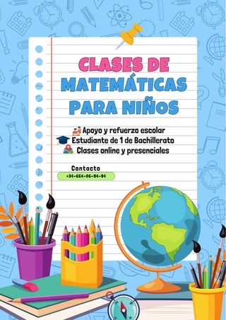 Clases particulares económicas para primaria y ESO