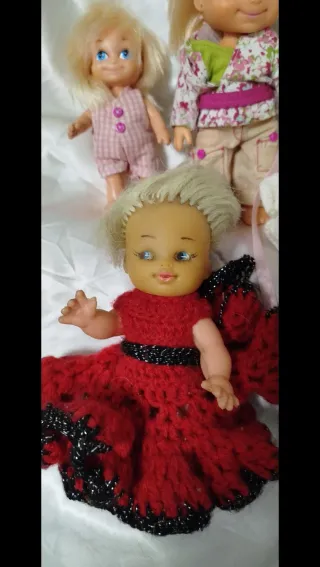 Lote Muñecas Barriguitas y Mini Repollo