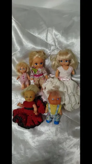 Lote Muñecas Barriguitas y Mini Repollo