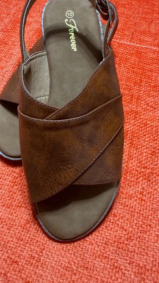 Sandalias Marrones Forever Talla 37.5