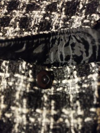 Chaqueta blazer cuadros mujer