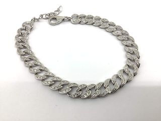 pulsera plata 925mm con piedra con circonita