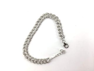pulsera plata 925mm con piedra con circonita