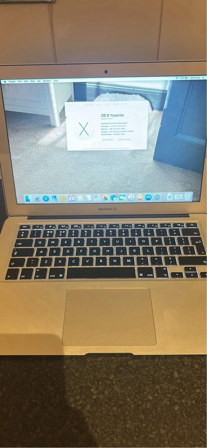 MacBook Air 13” Plata