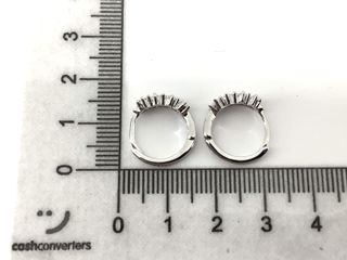 argollas plata 925mm con piedra con circonita