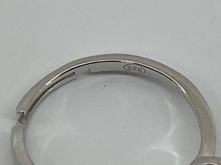 anillo plata 925mm con piedra con circonita