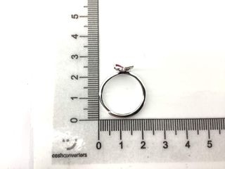 anillo plata 925mm con piedra con circonita