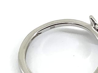 anillo plata 925mm con piedra con circonita