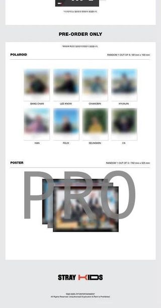 STRAY KIDS - GO: 生 (Standard Edition) - Opción: C (detalle azul)