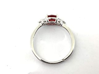 anillo plata 925mm con piedra con circonita