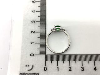 anillo plata 925mm con piedra con circonita