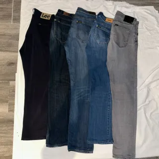 Pantalones Lee (Negro, Azul, Gris)