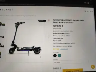 Patinete Eléctrico Smartgyro Raptor