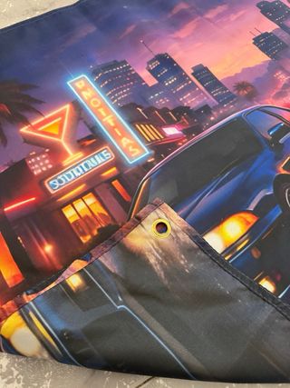 Bandera decorativa Toyota Retro