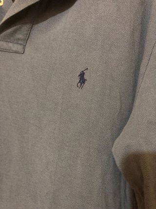 Polo Ralph Lauren manga larga azul