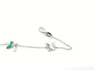 pulsera plata 925mm con piedra con circonita