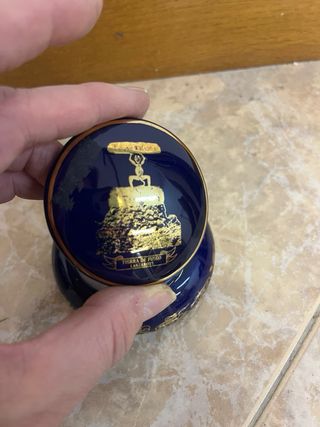 3 Cajitas de porcelana decoradas