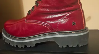 Botas Art Piel Rojas
