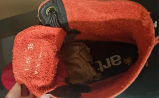 Botas Art Piel Rojas