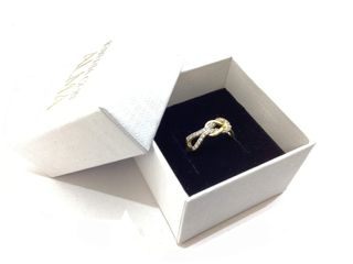 anillo oro 18k con piedra con circonita