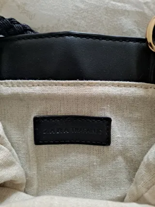 Zara mochila negra