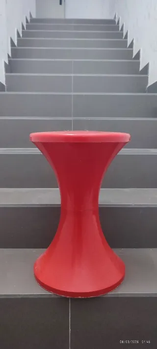 Taburete Vintage Tam Tam Rojo