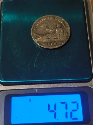 1 Peseta 1869.