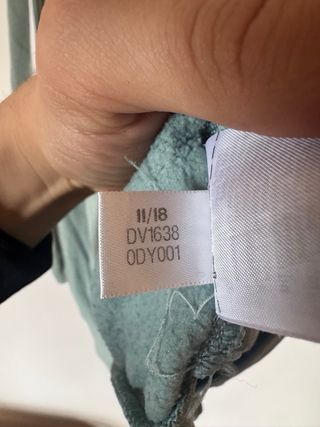 Sudadera Adidas 3-Stripes Cremallera Menta Talla L