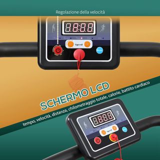 Cinta de Correr Plegable con Inclinación, Cinta de Correr Eléctrica Portátil con Pantalla LCD, Velocidad 1-10 Km/H, Ruedas, Asa, para Hogar, Casa y Oficina, Negro