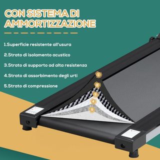 Cinta de Correr Plegable con Inclinación, Cinta de Correr Eléctrica Portátil con Pantalla LCD, Velocidad 1-10 Km/H, Ruedas, Asa, para Hogar, Casa y Oficina, Negro