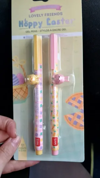 Set 2 Penne Gel Legami Happy Easter