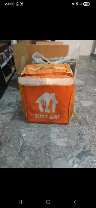 Zaino Just Eat Arancione