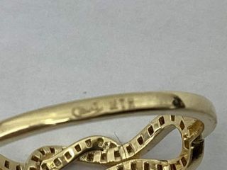 anillo oro 18k con piedra con circonita