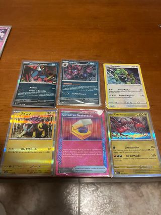 Lote 6 Cartas Pokémon: Sneasel, Hydreigon, Rayquaz