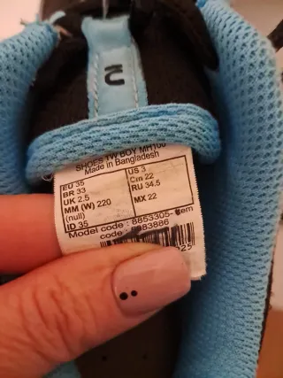 Deportivas Decathlon niño T35