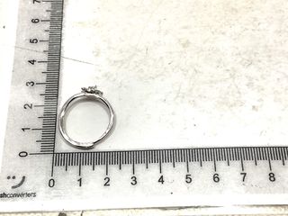 anillo plata 925mm con piedra con circonita