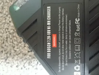 Cargador y batería compatible Bosch 7.2V-18V Ni-MH