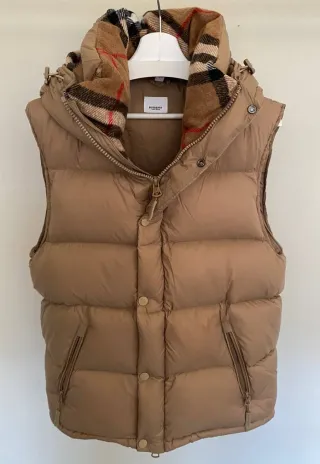 Chaqueta de plumas Burberry Beige Talla XL