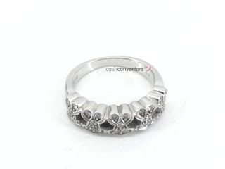 sortija oro 18k con piedra con diamante