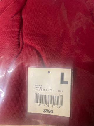 Jersey GIORDANO Rojo Hombre Talla L