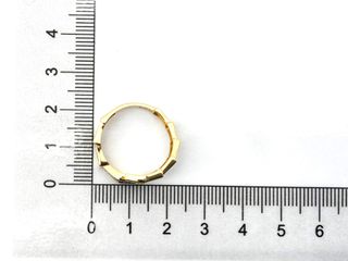 anillo oro 18k con piedra con circonita