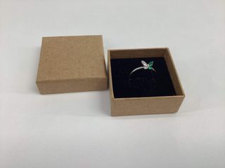 anillo plata 925mm con piedra con circonita