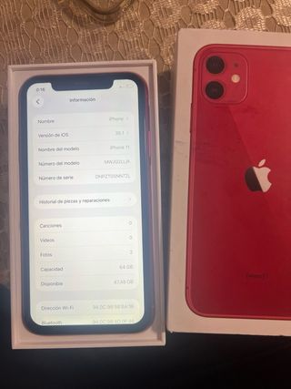 iPhone 11 Rojo - Buen Estado